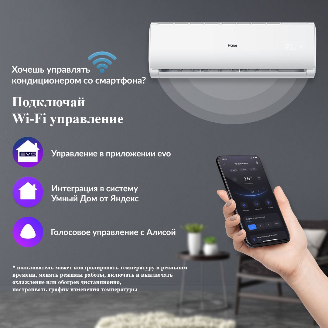 Haier Tundra On-Off Wi-Fi HSU-09HTT103/R3 / HSU-09HTT103/R3